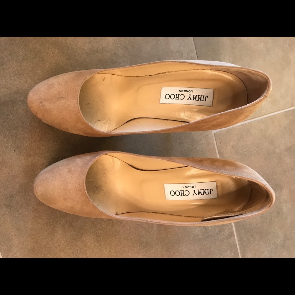 Jimmy Choo Cosmic Suede Pumps size US 8 - Picture 2 of 5